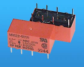 5VDC DPDT RATED 2AMP RELAY NEC